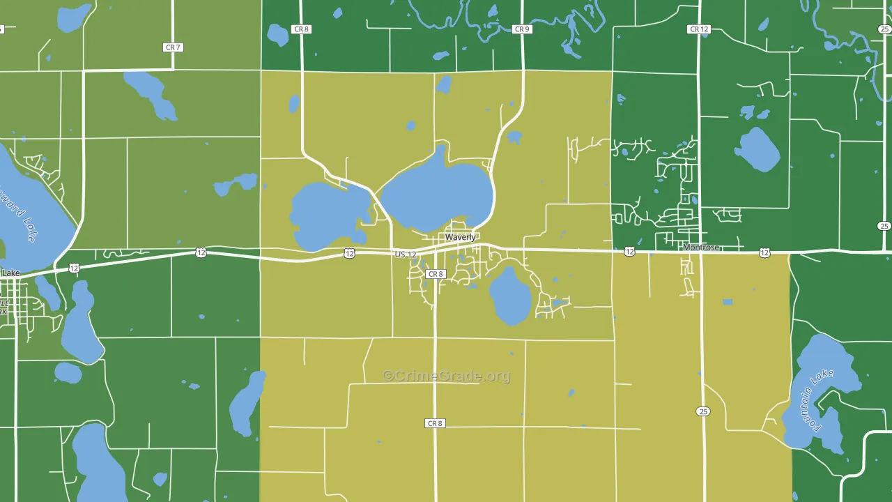 55390, MN Map of Theft Rates
