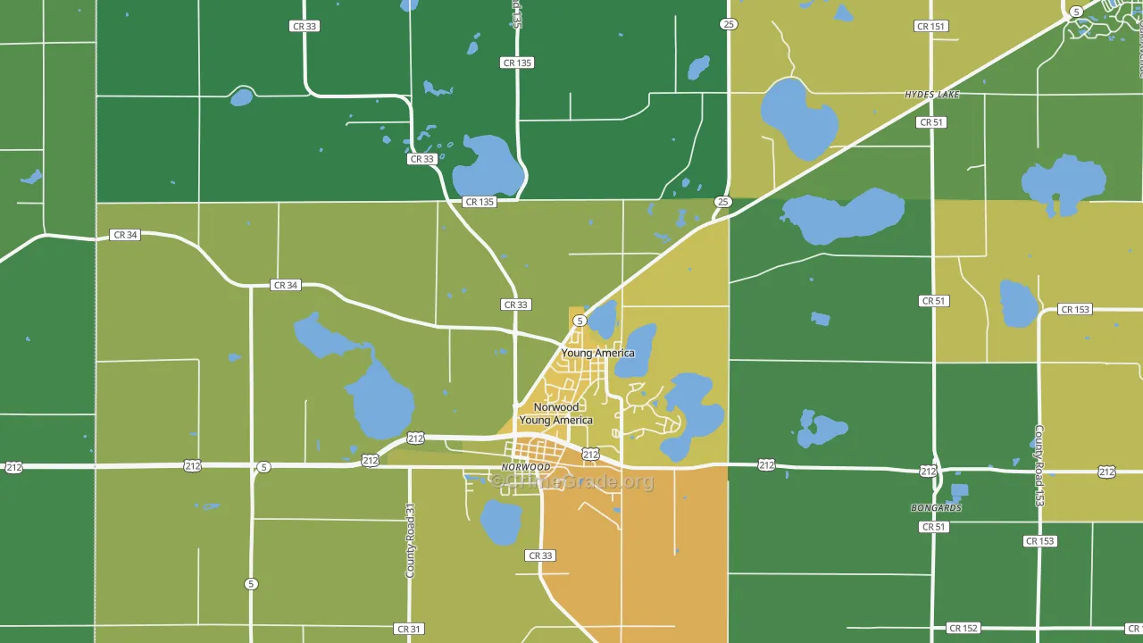 55397, MN Map of Theft Rates