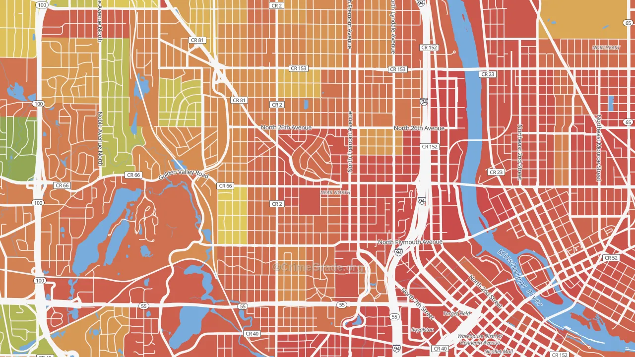 55411, MN Map of Theft Rates