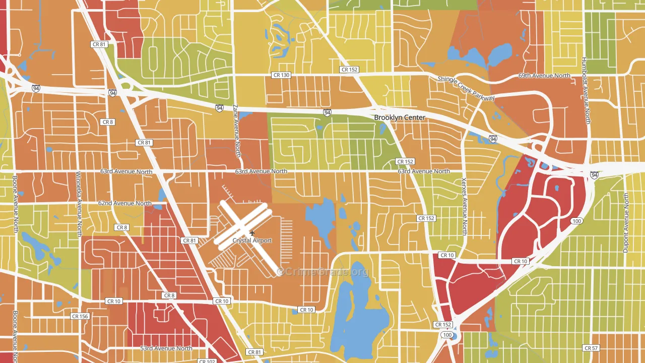 55429, MN Map of Theft Rates