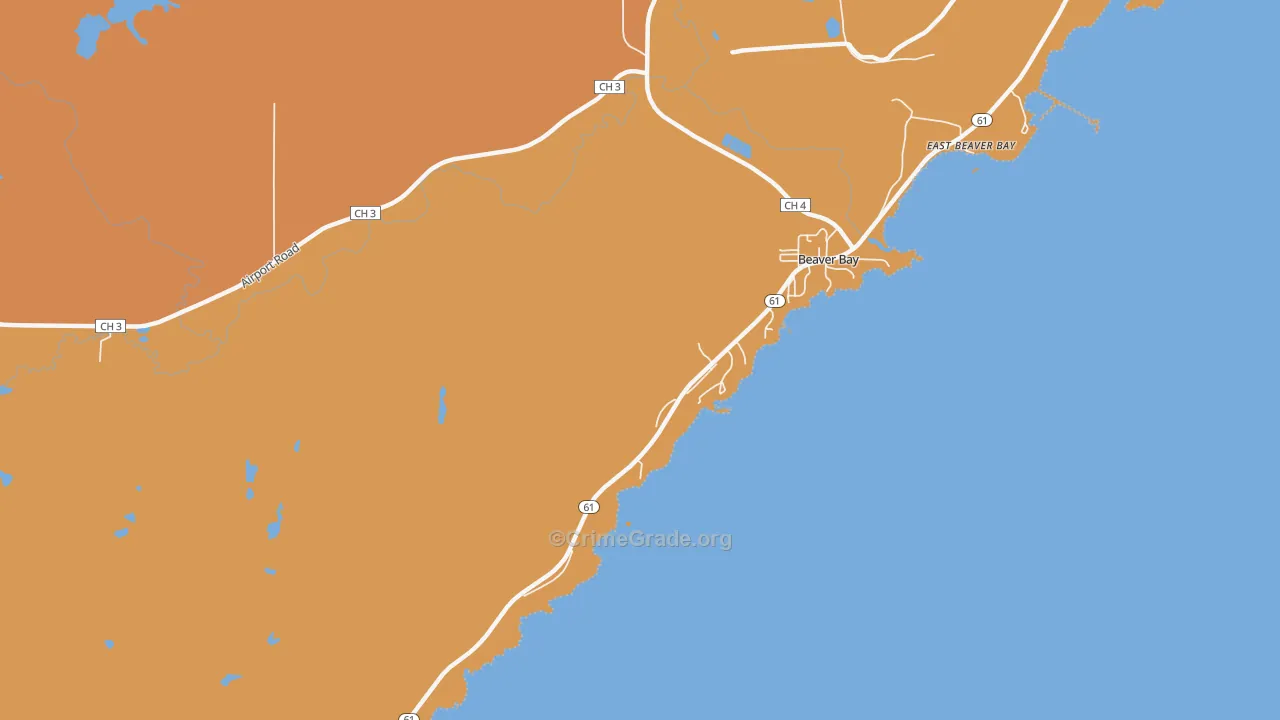 55601, MN Map of Theft Rates
