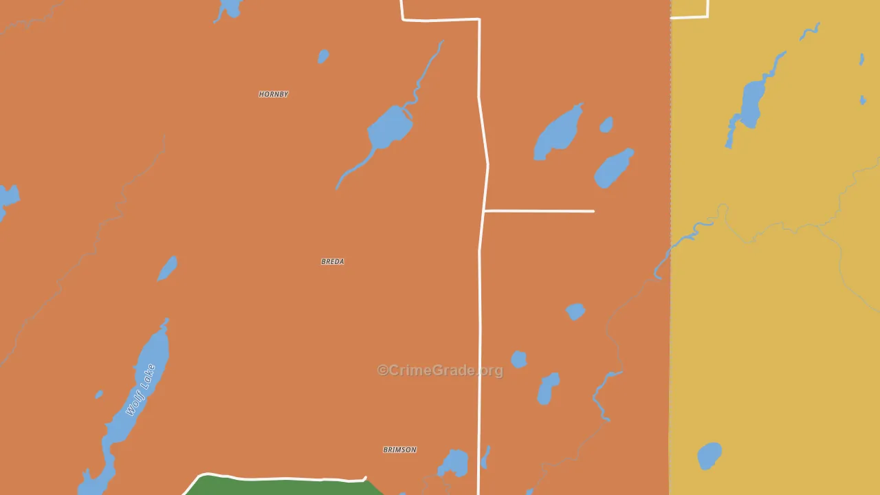 55602, MN Map of Theft Rates