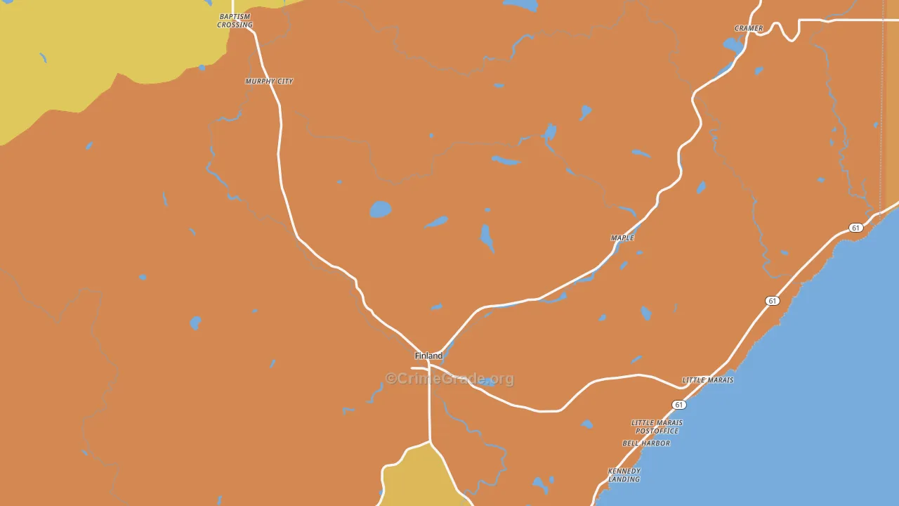 55603, MN Map of Theft Rates
