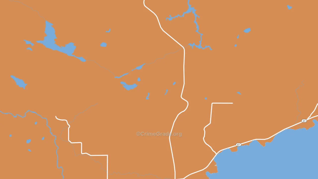 55606, MN Map of Theft Rates