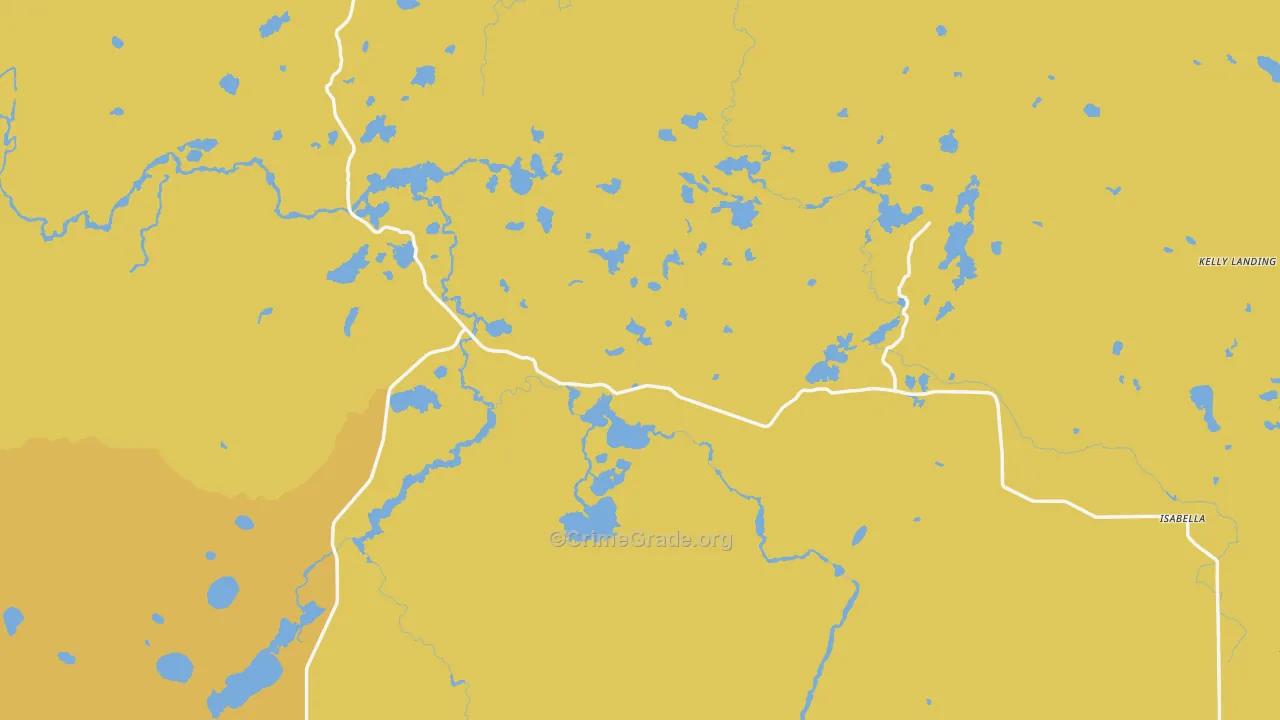 55607, MN Map of Theft Rates
