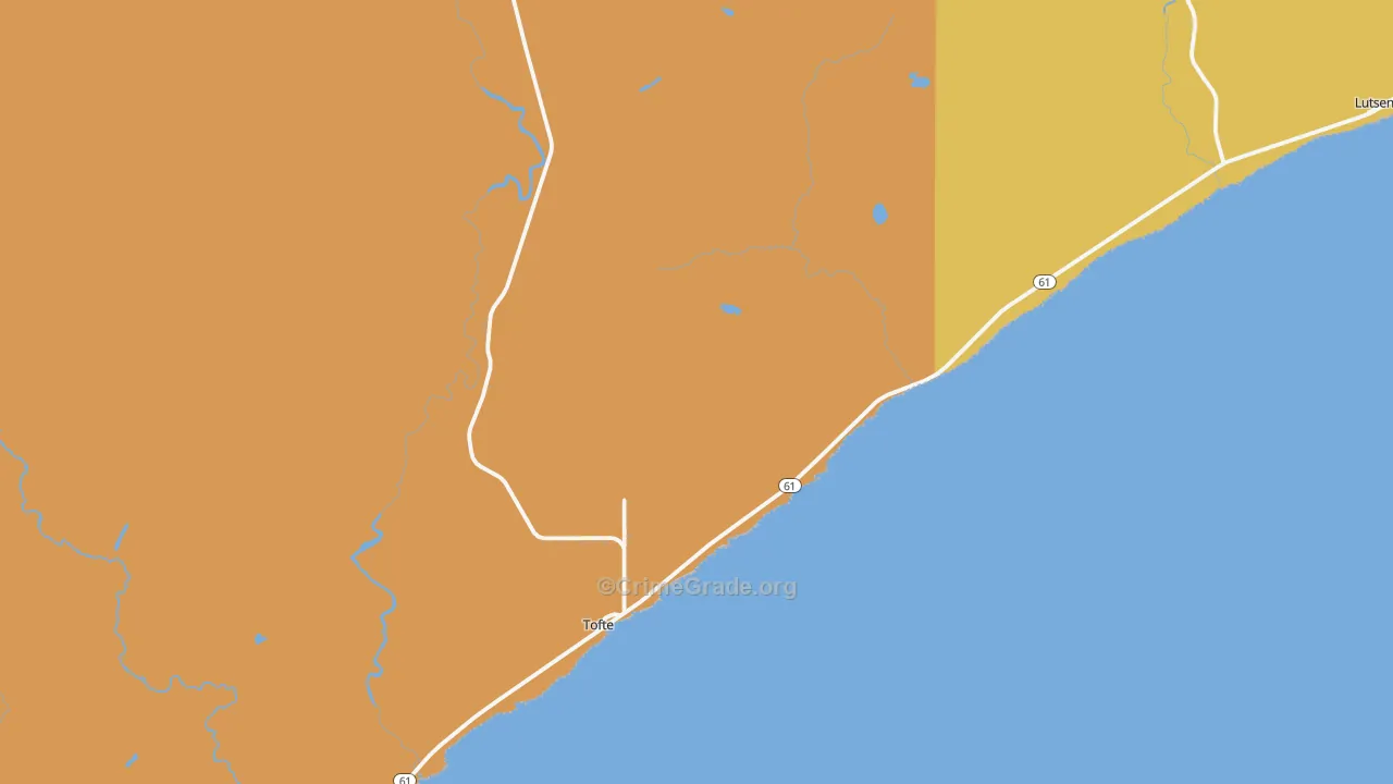 55615, MN Map of Theft Rates