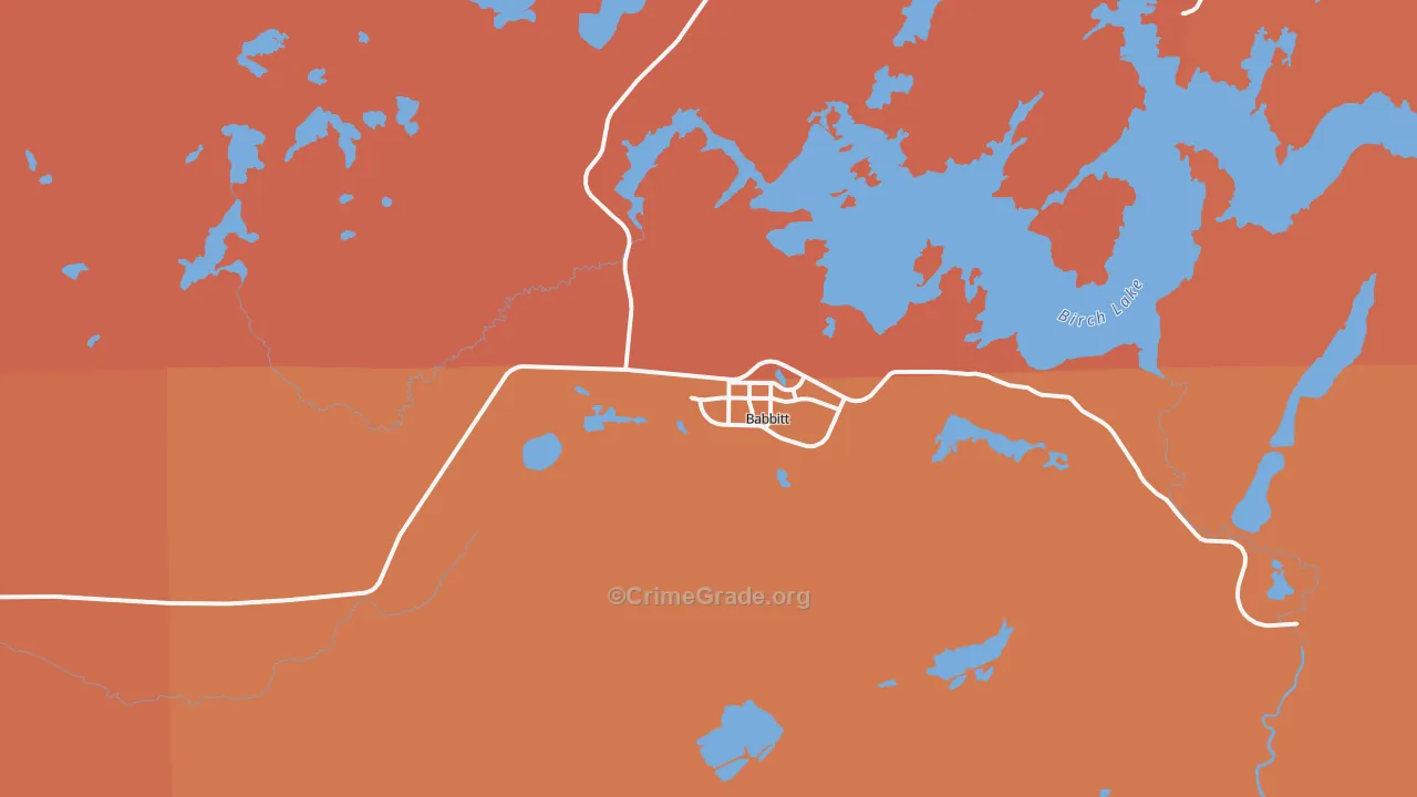 55706, MN Map of Theft Rates