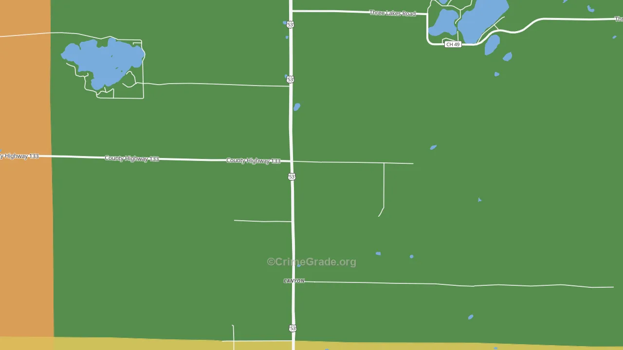 55717, MN Map of Theft Rates