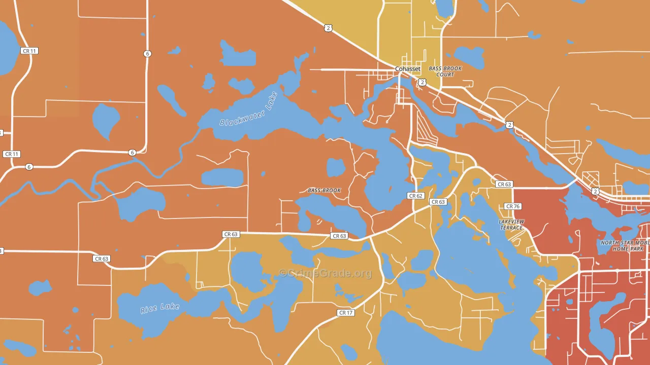 55721, MN Map of Theft Rates