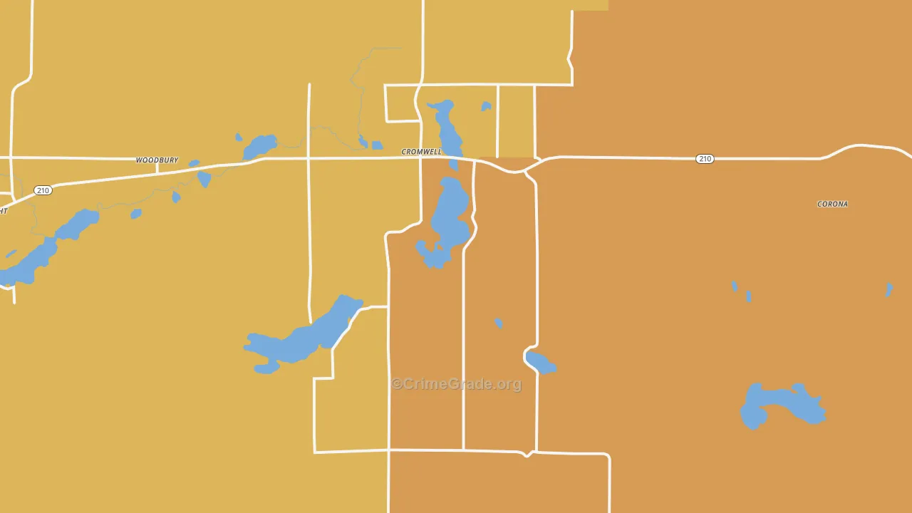 55726, MN Map of Theft Rates