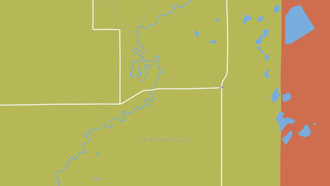 55738, MN Map of Theft Rates