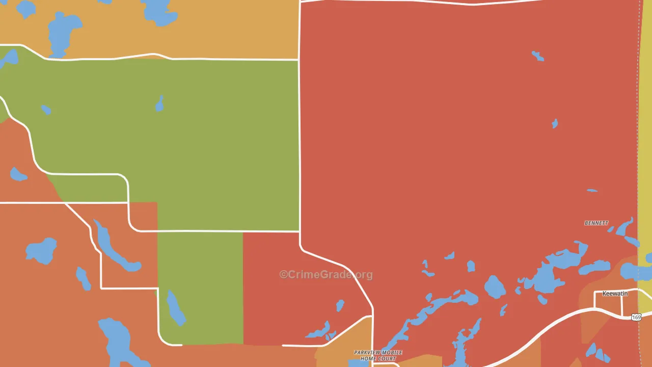 55769, MN Map of Theft Rates