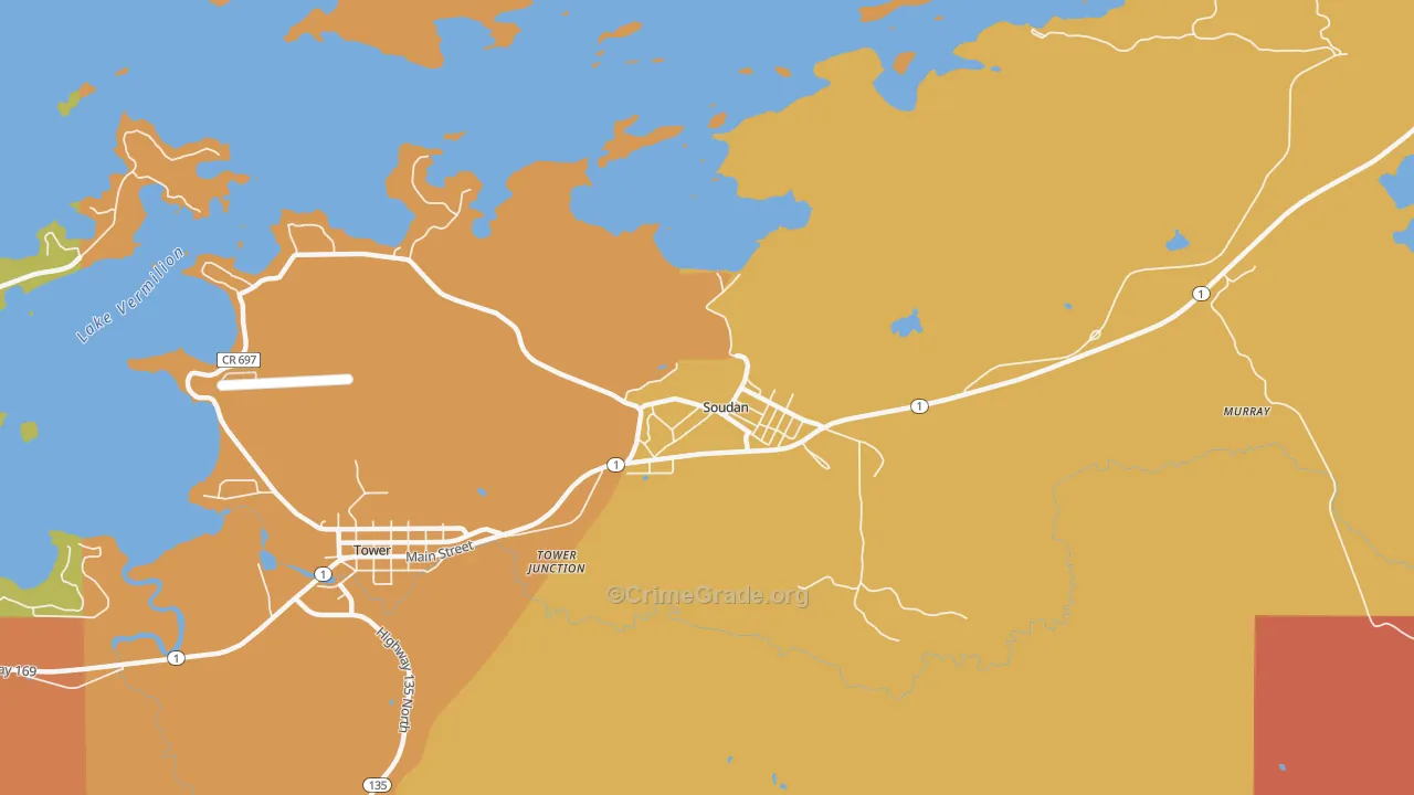 55782, MN Map of Theft Rates