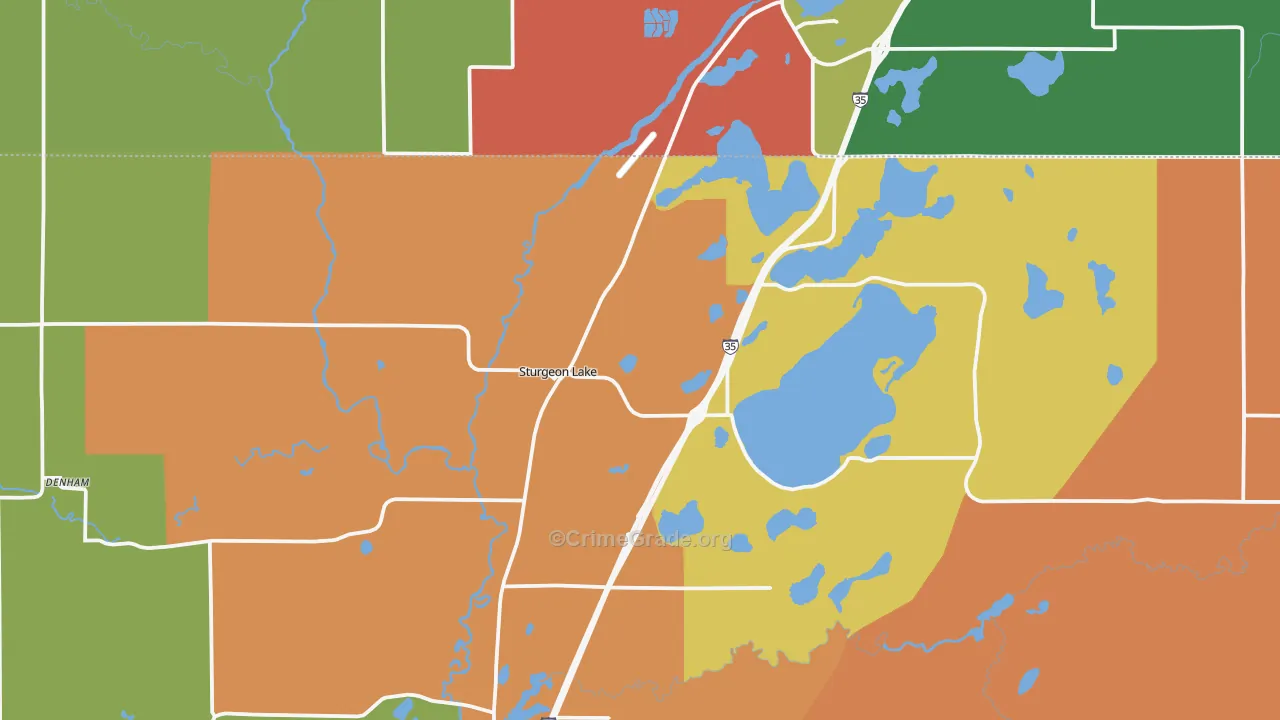 55783, MN Map of Theft Rates