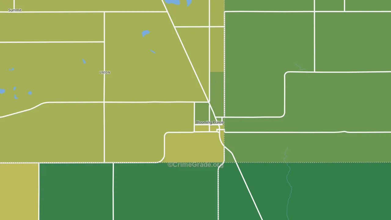 55917, MN Map of Theft Rates