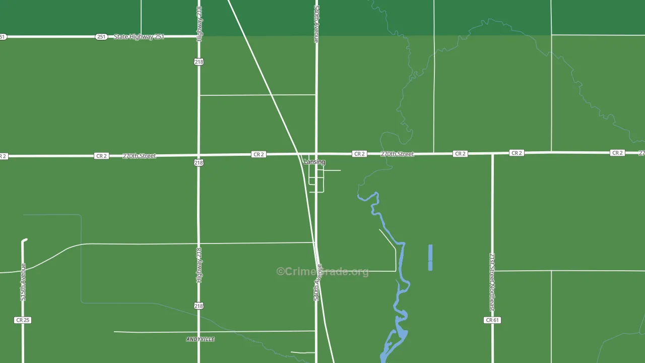 55950, MN Map of Theft Rates