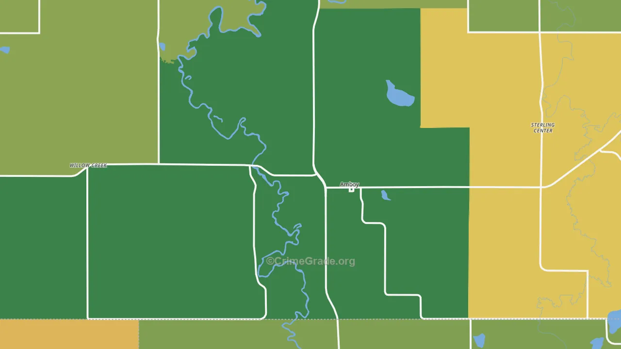 56010, MN Map of Theft Rates