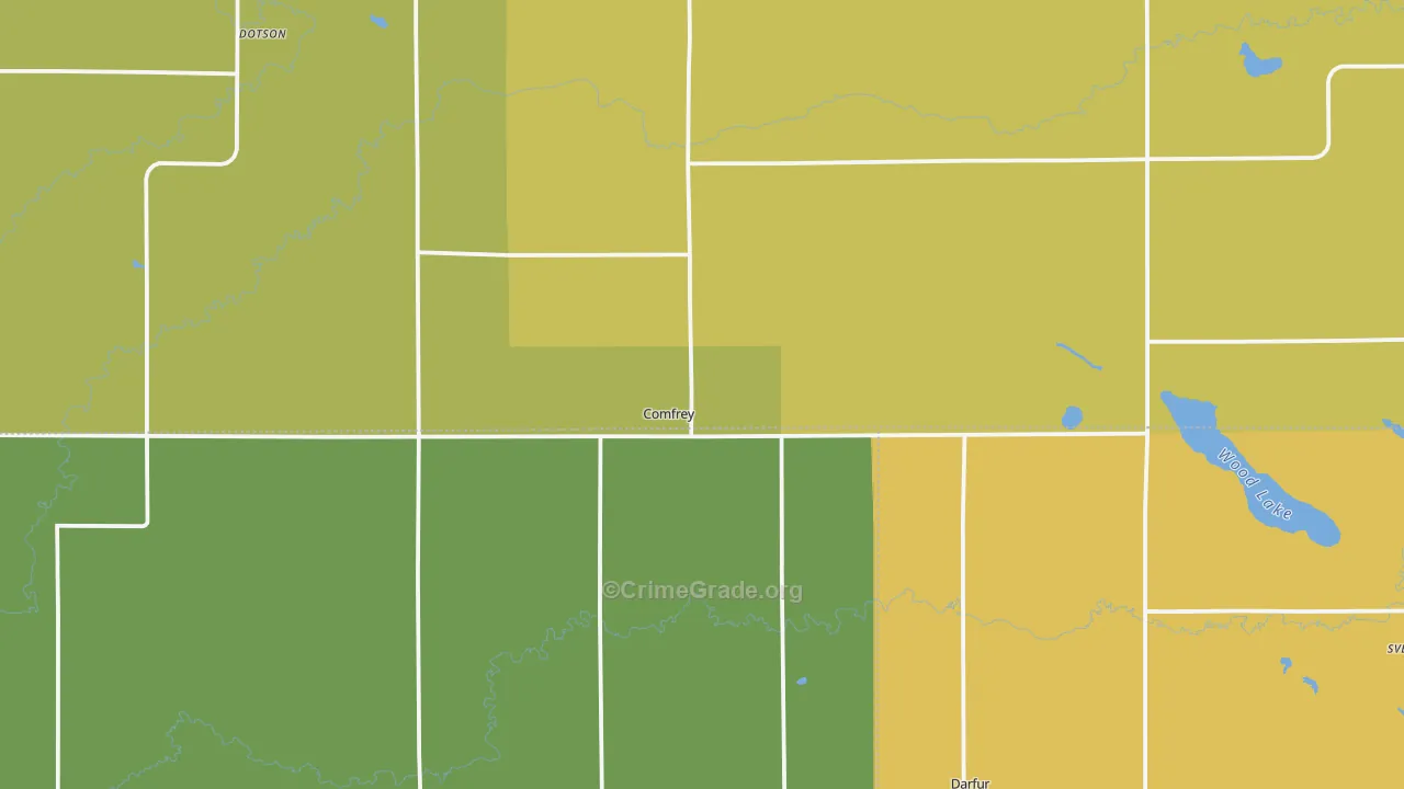 56019, MN Map of Theft Rates