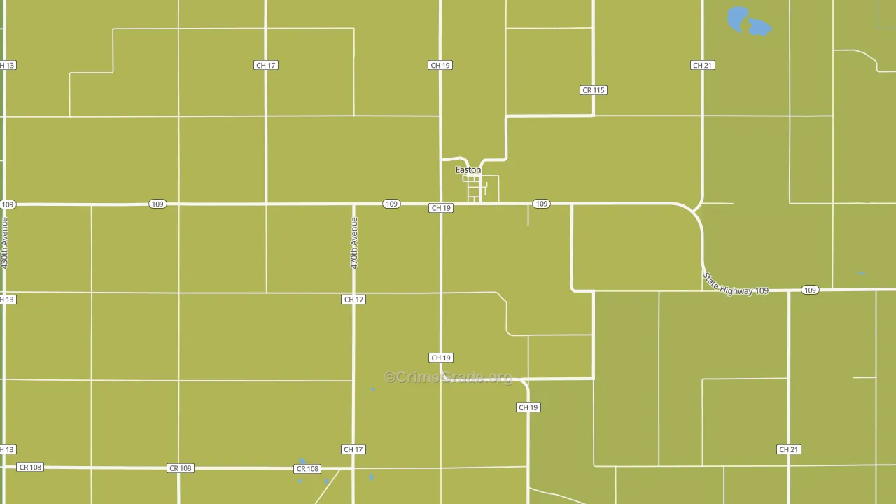 56025, MN Map of Theft Rates