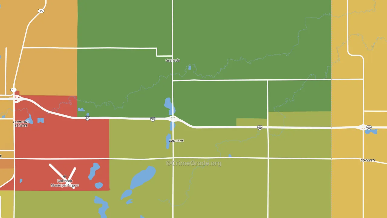 56039, MN Map of Theft Rates