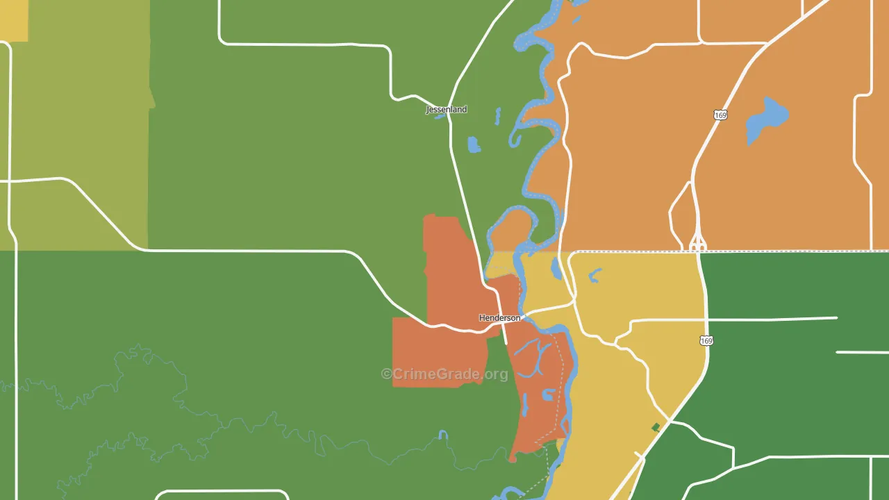 56044, MN Map of Theft Rates