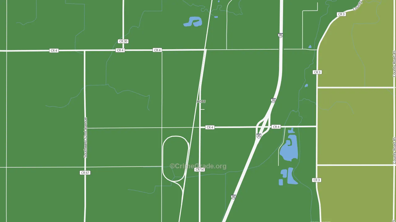 56046, MN Map of Theft Rates