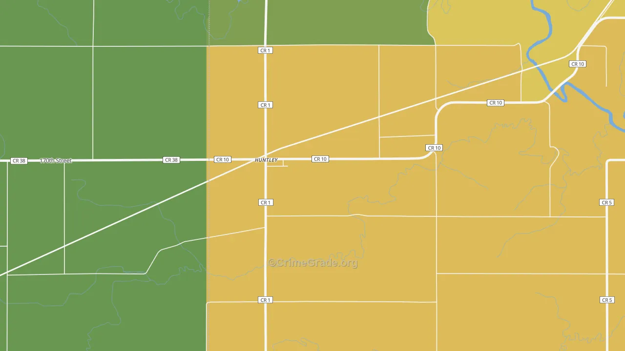 56047, MN Map of Theft Rates