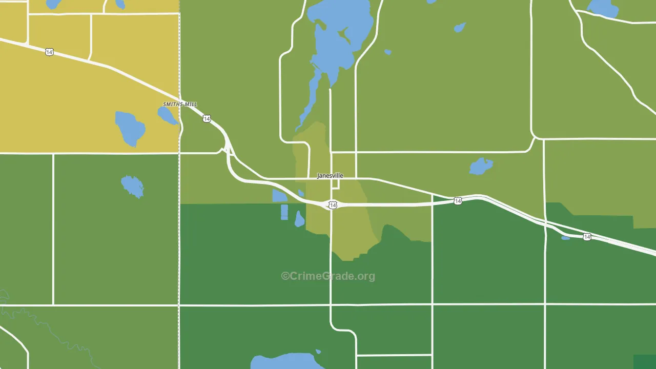 56048, MN Map of Theft Rates