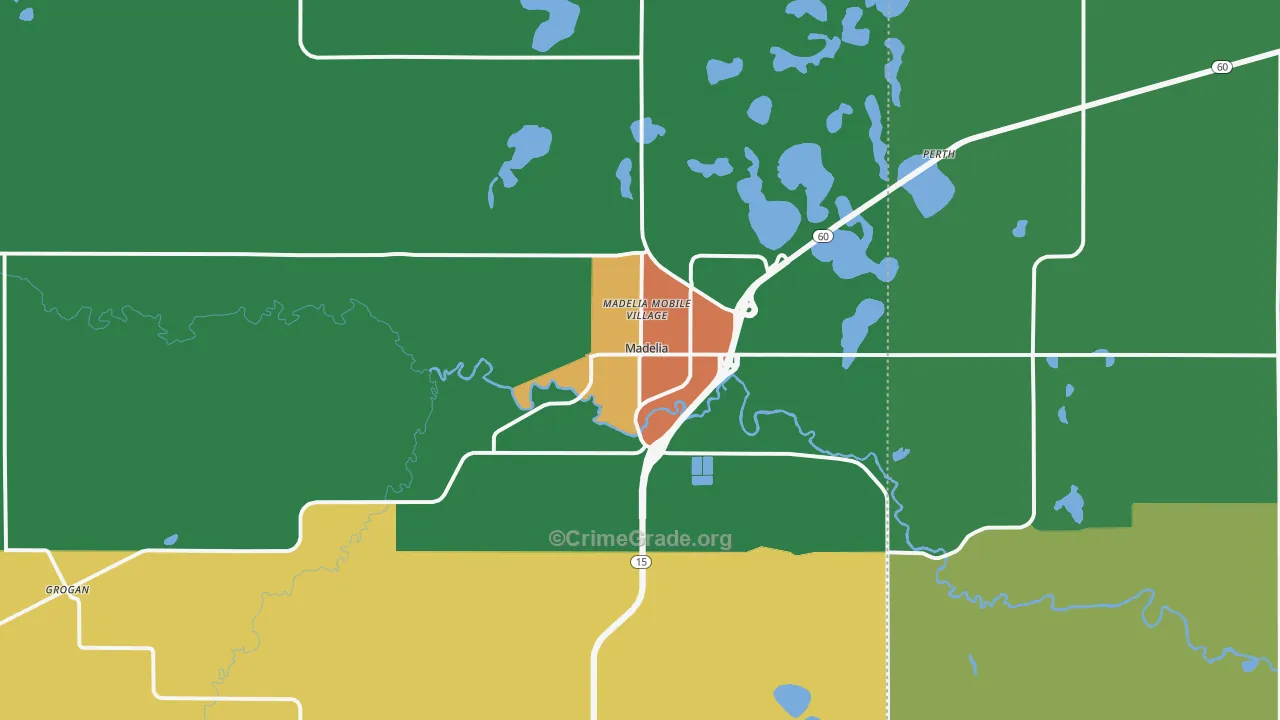 56062, MN Map of Theft Rates