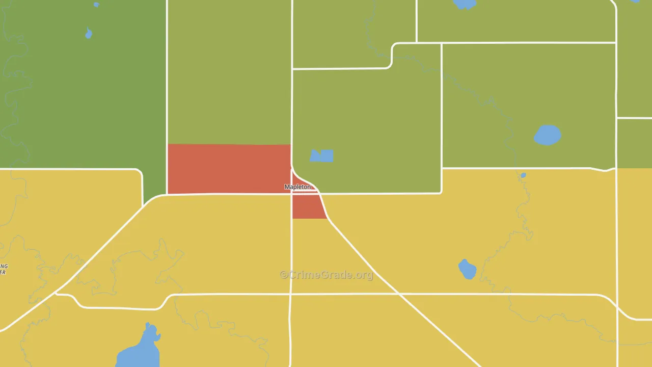 56065, MN Map of Theft Rates