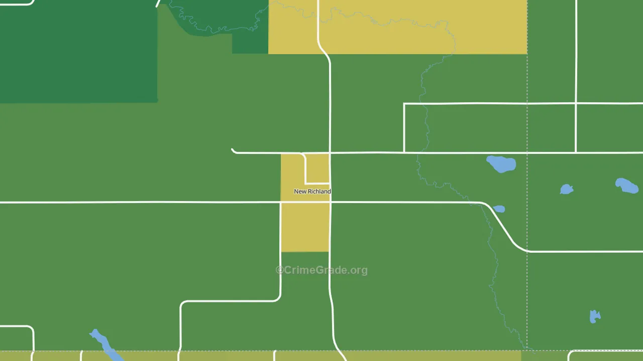 56072, MN Map of Theft Rates