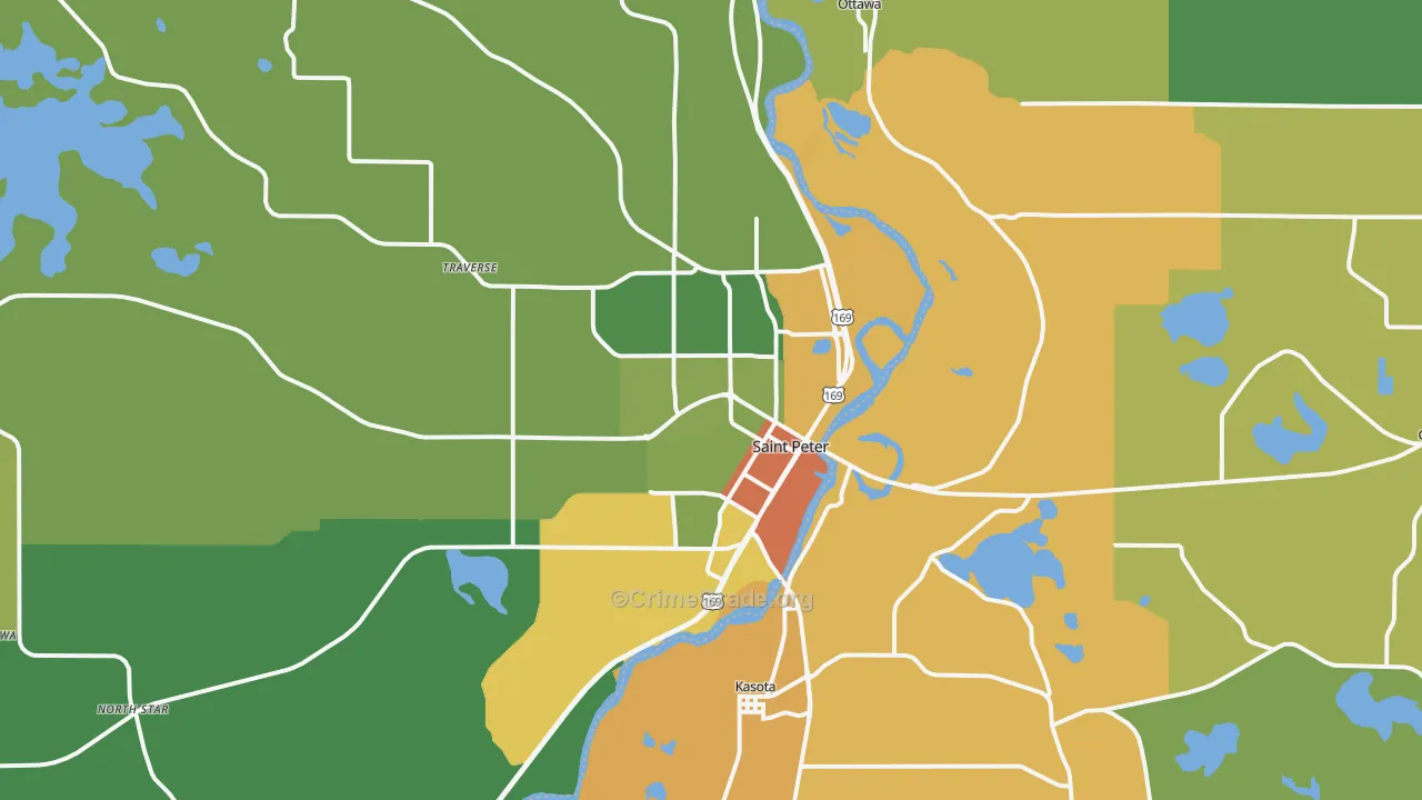 56082, MN Map of Theft Rates