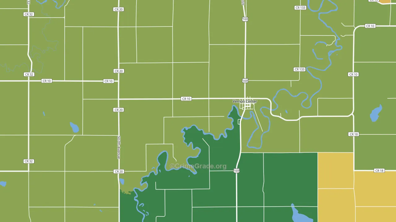 56090, MN Map of Theft Rates