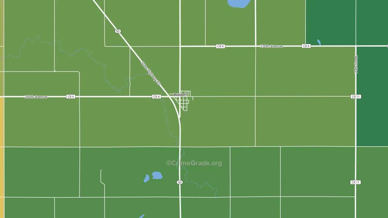 56091, MN Map of Theft Rates