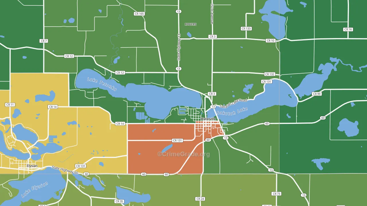 56096, MN Map of Theft Rates