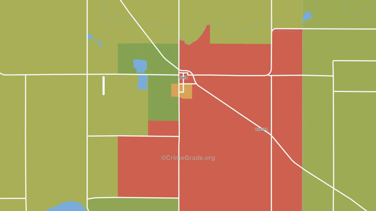 56097, MN Map of Theft Rates