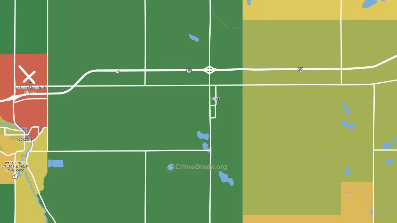 56111, MN Map of Theft Rates