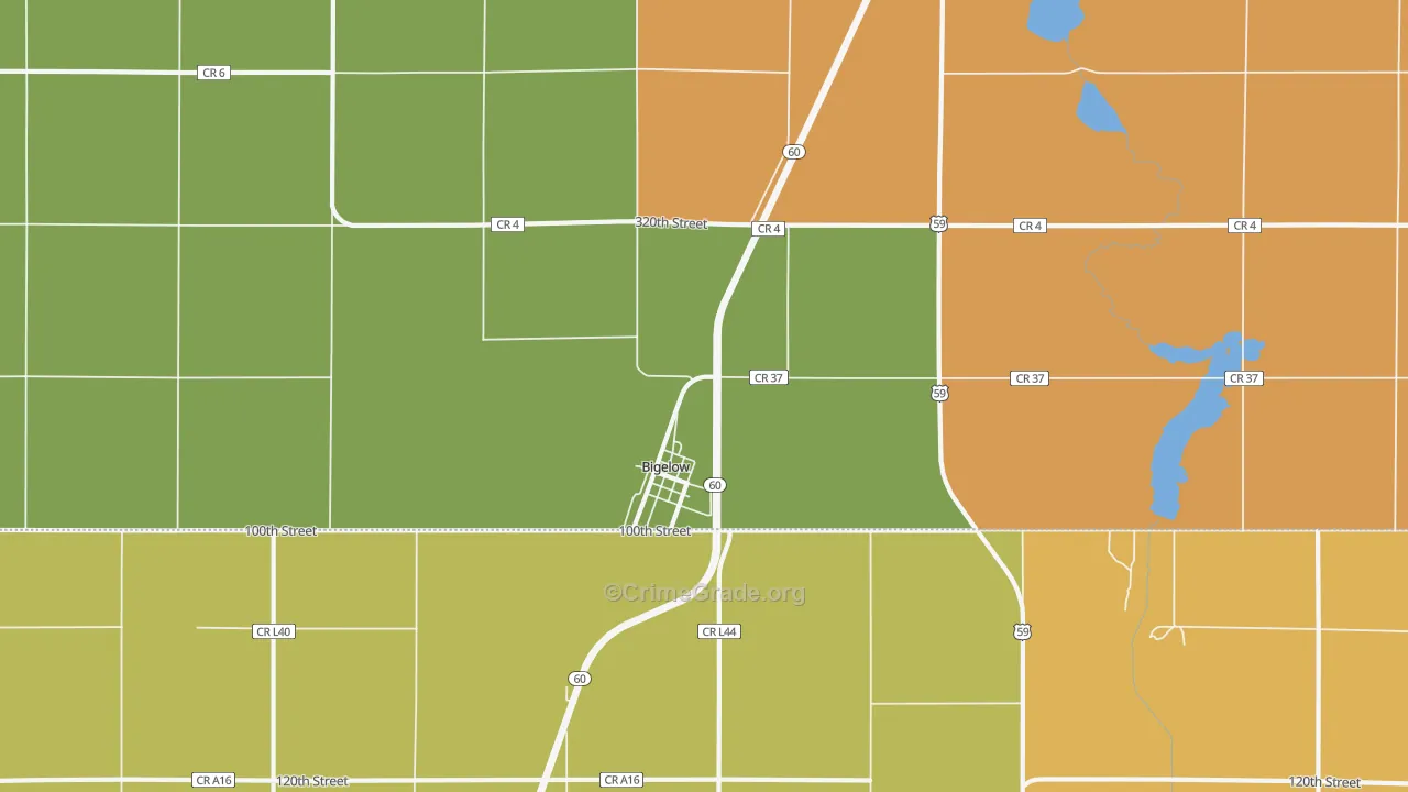 56117, MN Map of Theft Rates