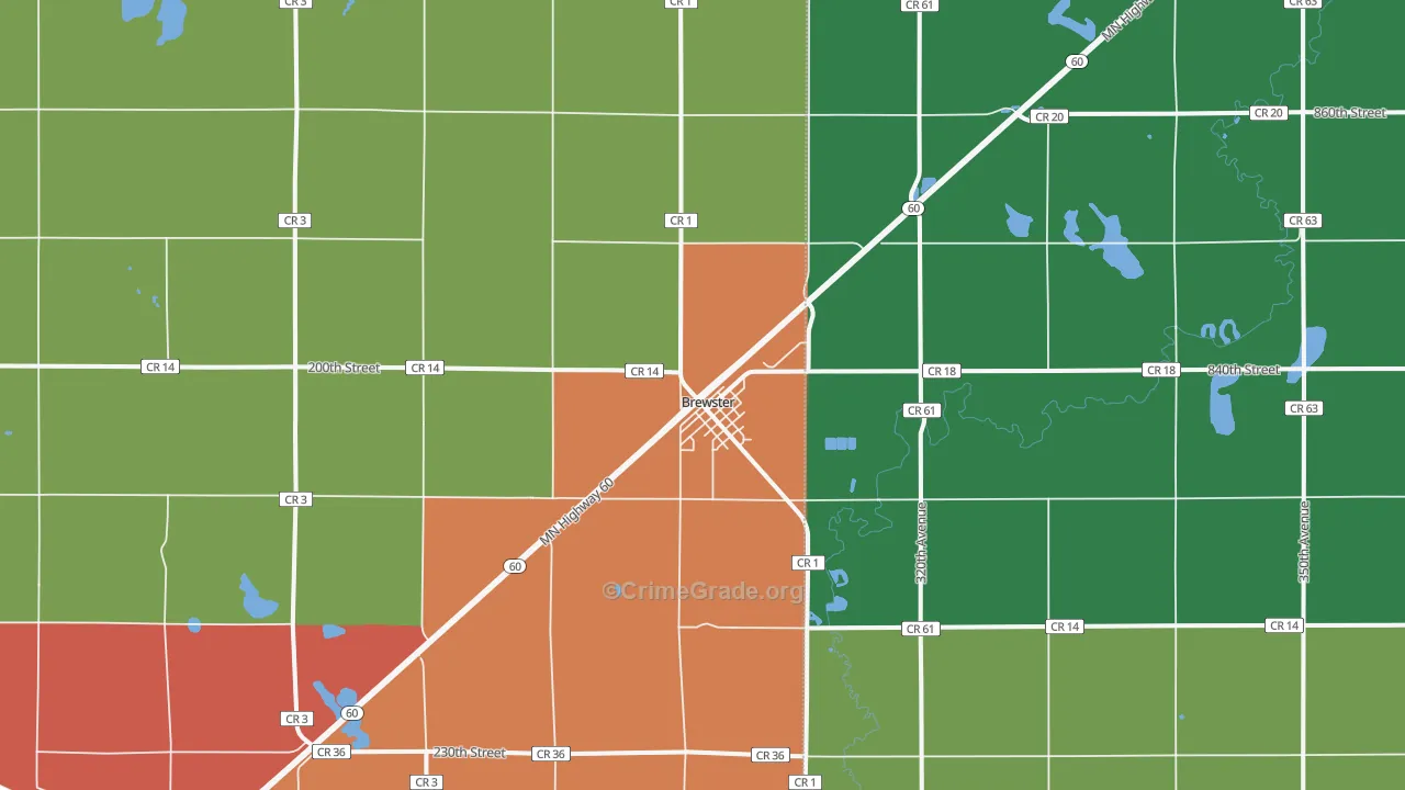 56119, MN Map of Theft Rates