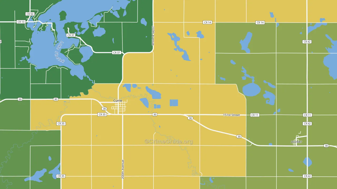 56123, MN Map of Theft Rates