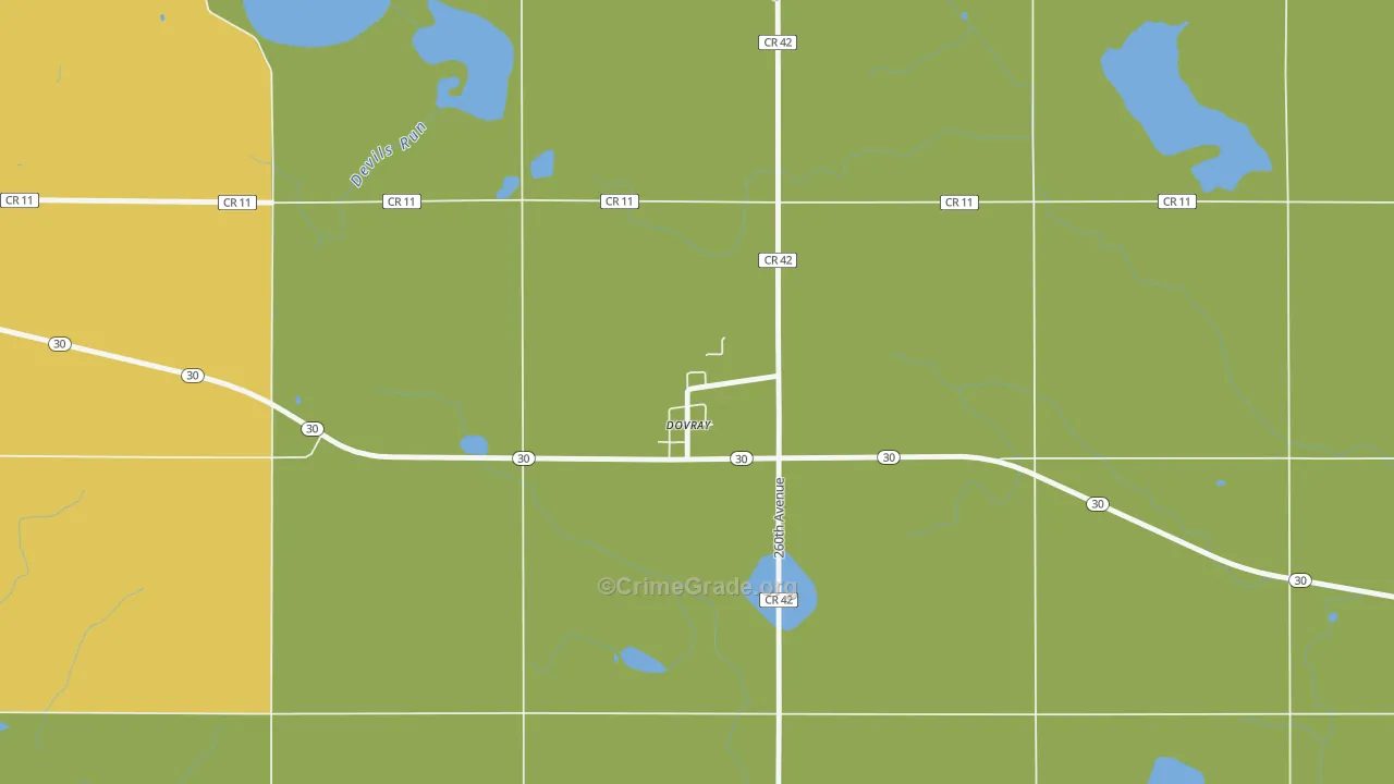 56125, MN Map of Theft Rates