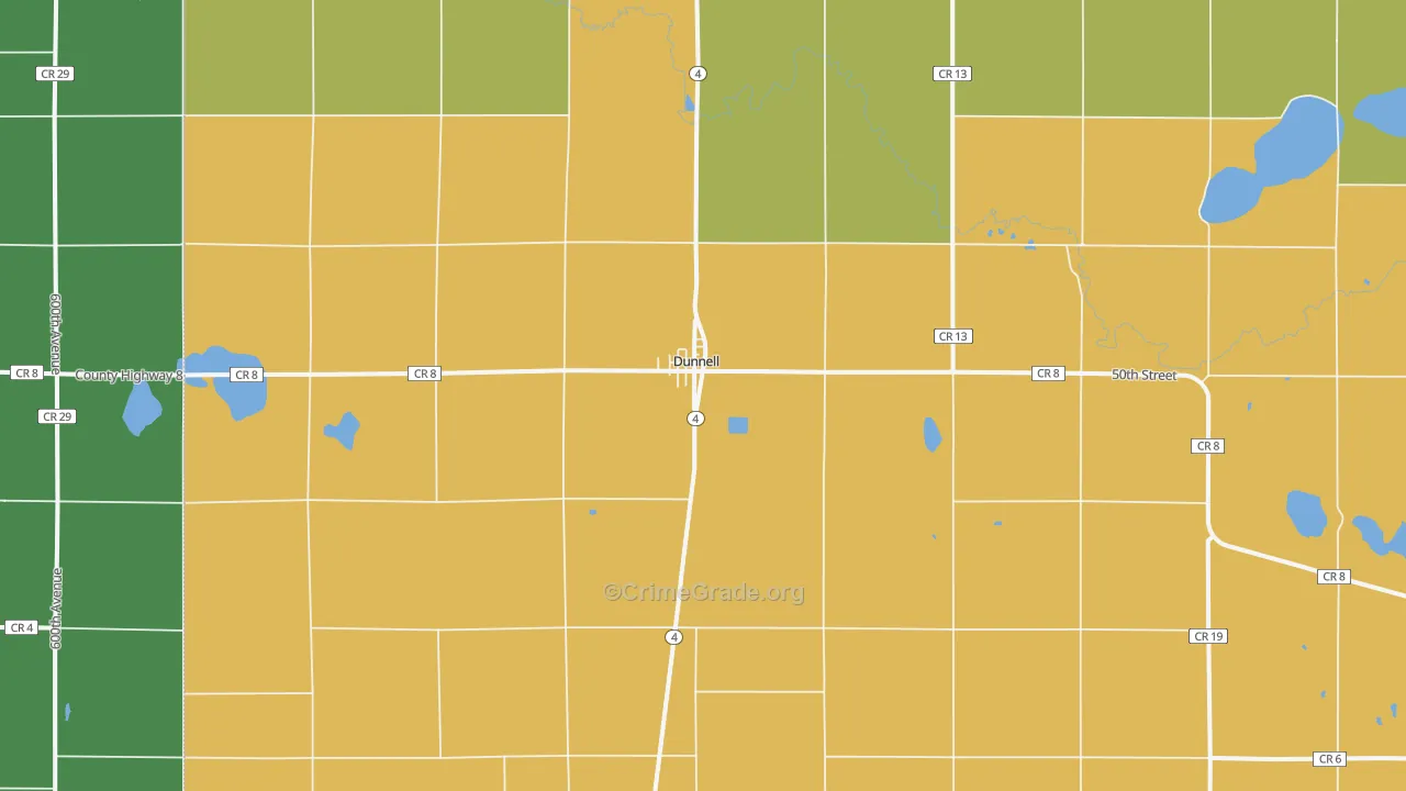 56127, MN Map of Theft Rates