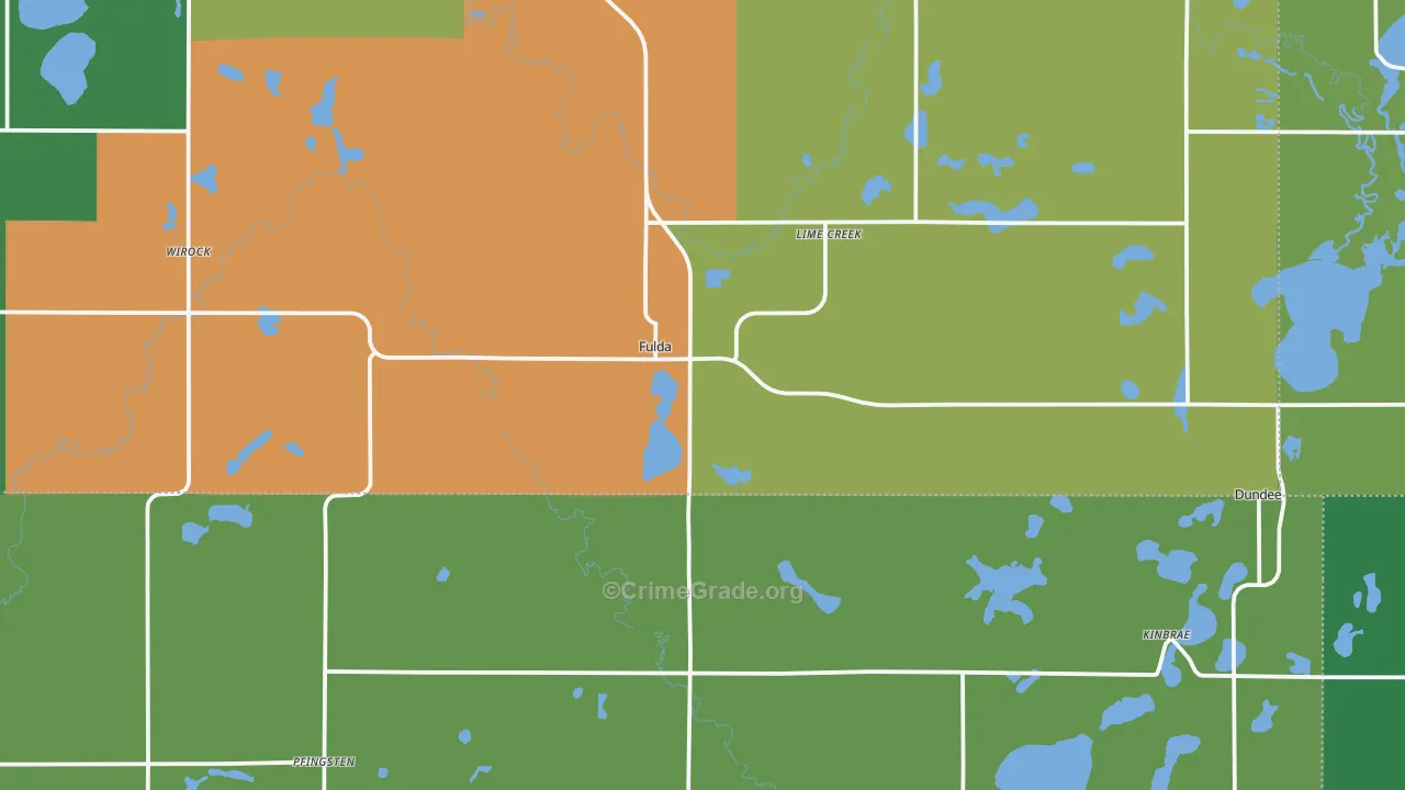 56131, MN Map of Theft Rates