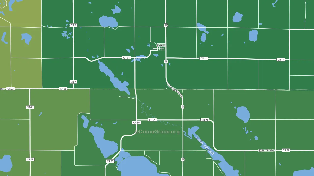 56132, MN Map of Theft Rates