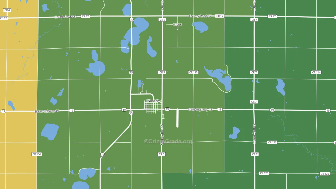 56142, MN Map of Theft Rates