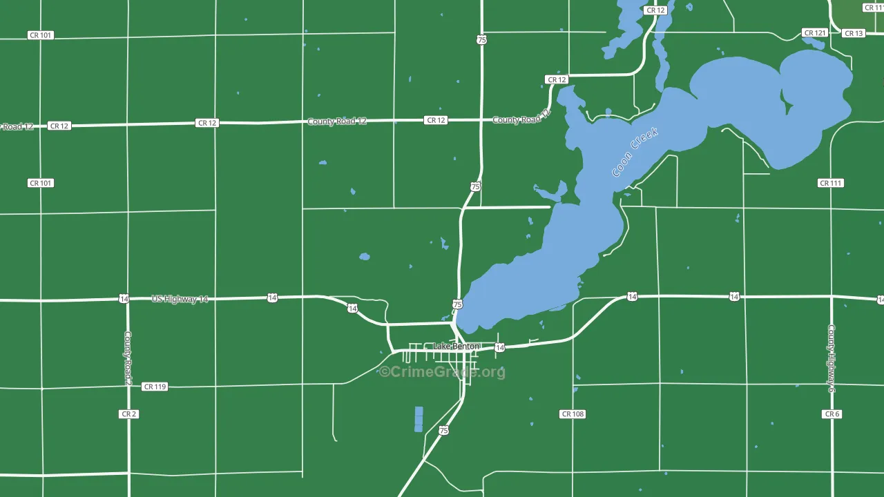 56149, MN Map of Theft Rates