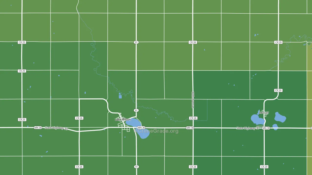 56151, MN Map of Theft Rates