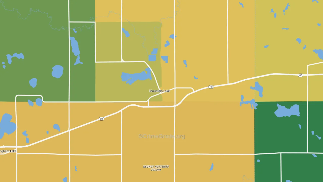 56159, MN Map of Theft Rates