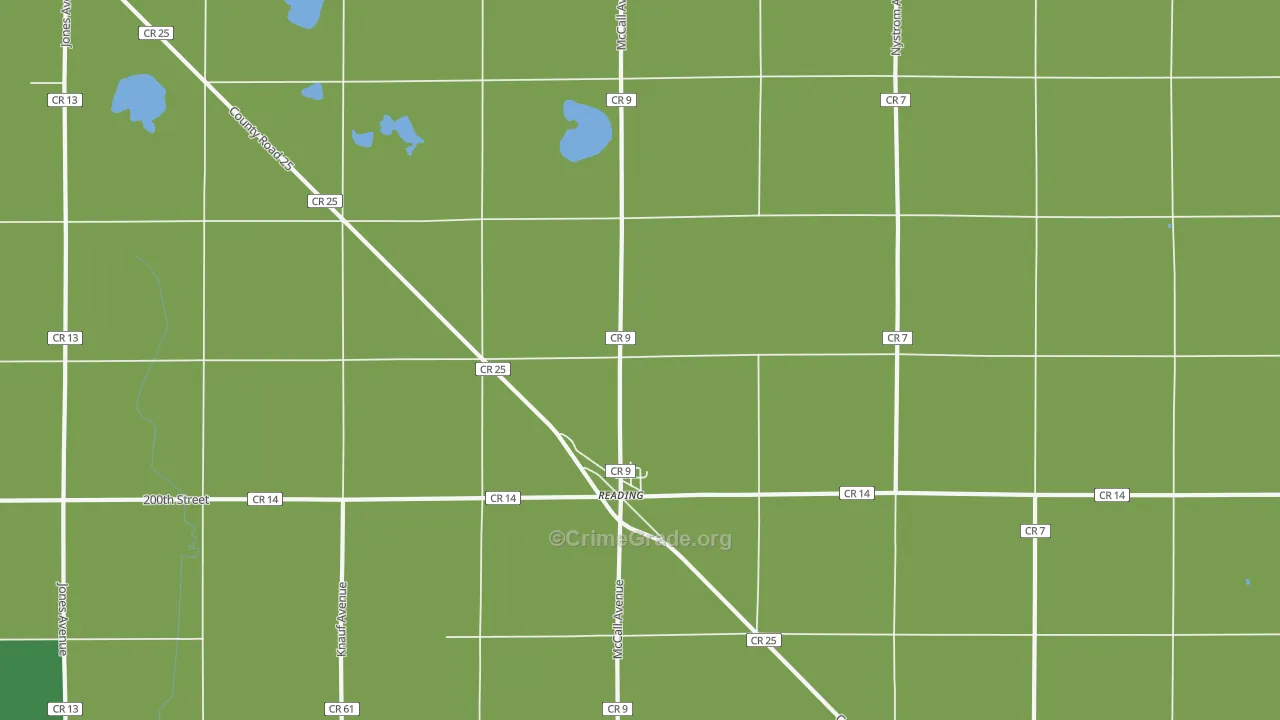 56165, MN Map of Theft Rates