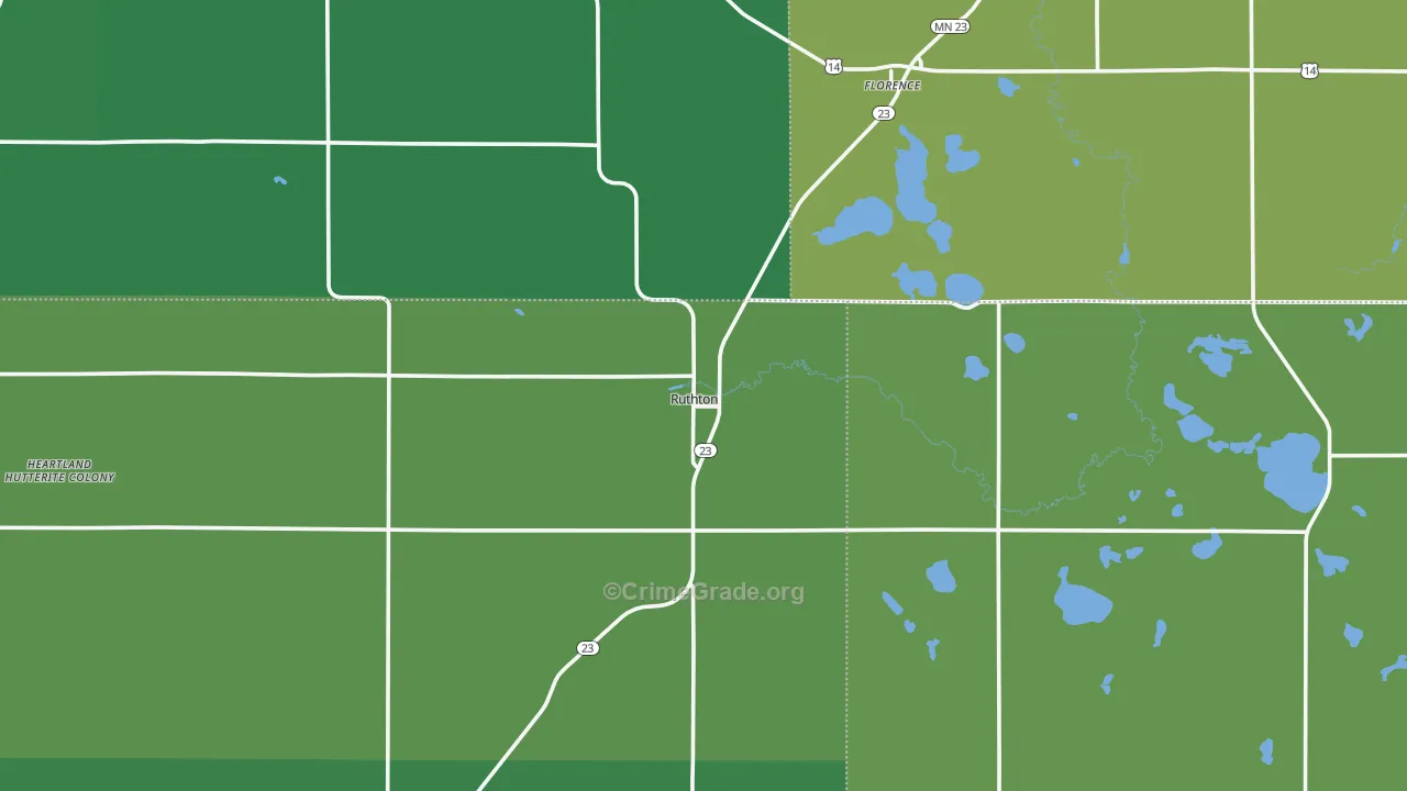 56170, MN Map of Theft Rates